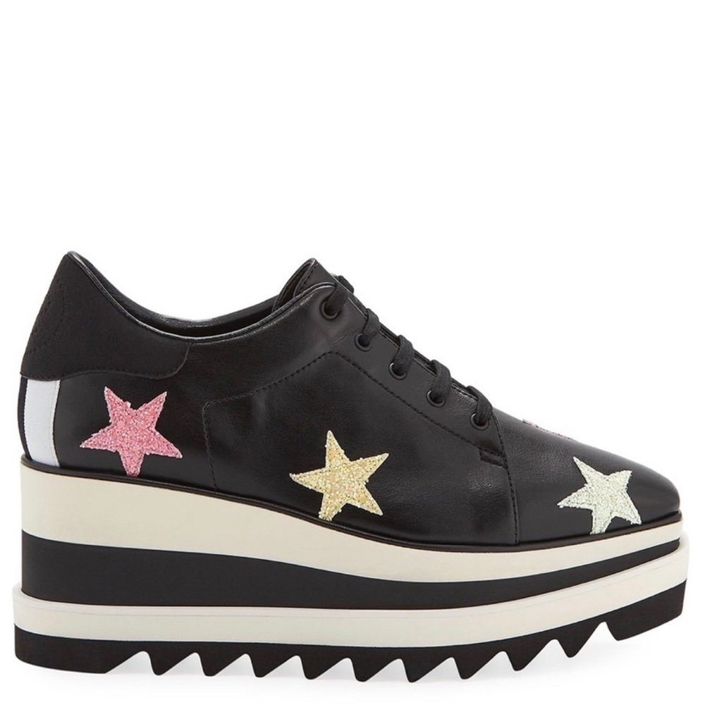RARE BNIB - SZ 37 - Stella McCartney Elyse Star platform sneakers